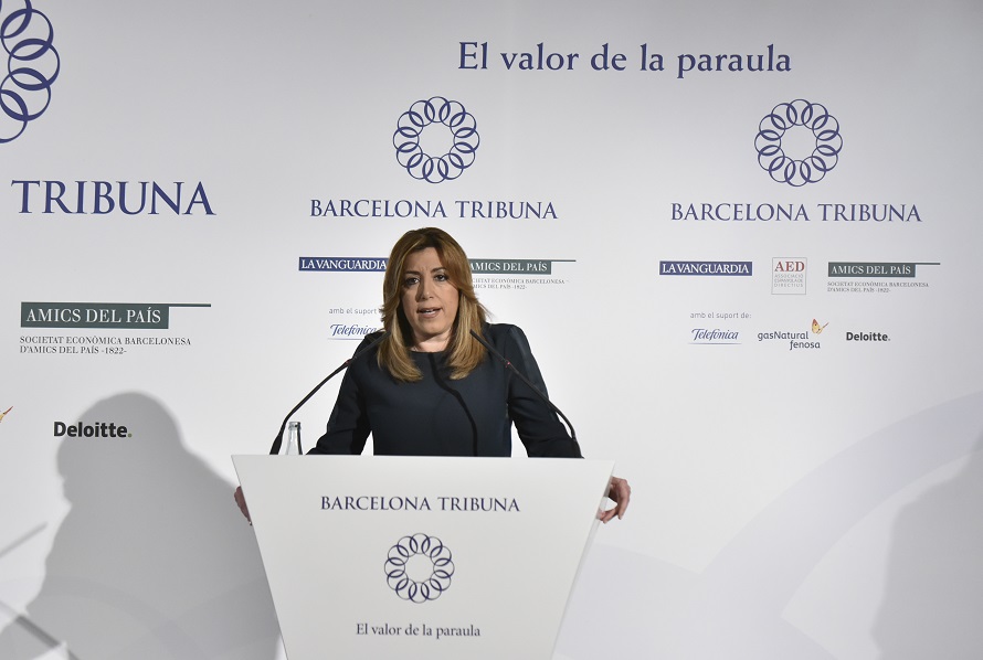 Susana Díaz a Barcelona Tribuna