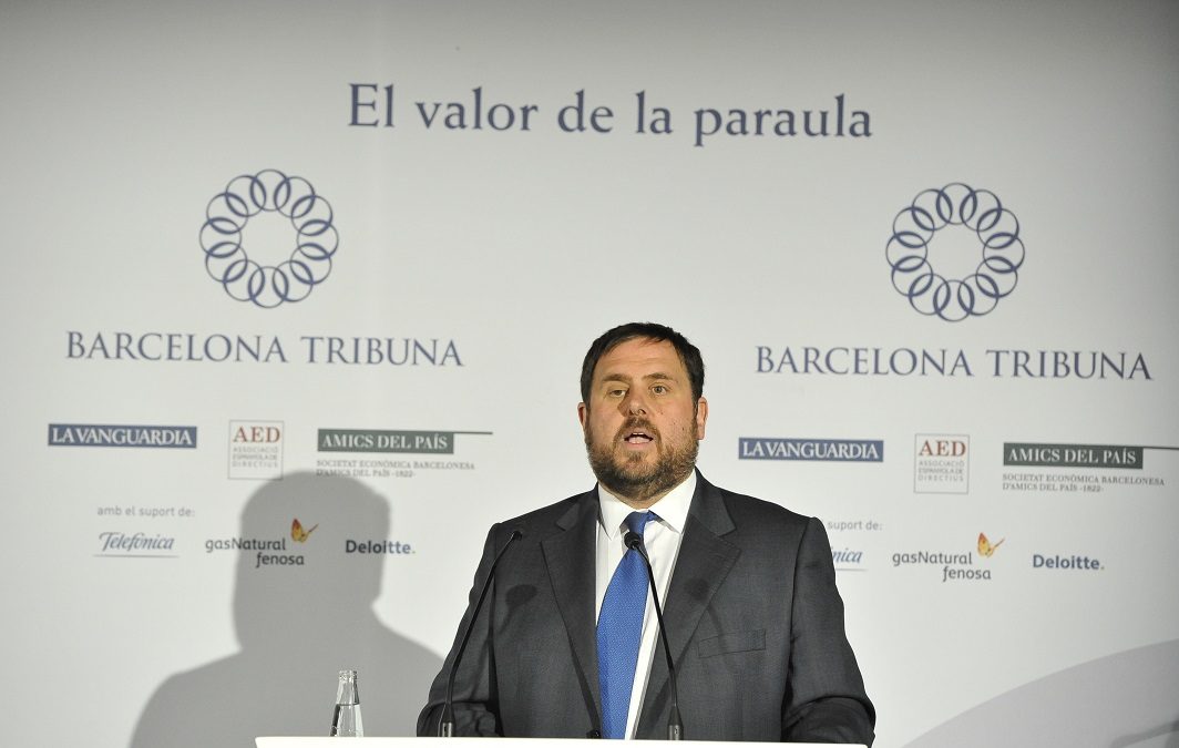 Barcelona Tribuna con Oriol Junqueras