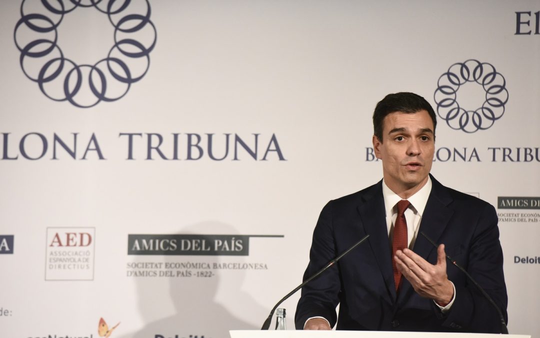 Barcelona Tribuna amb Pedro Sánchez