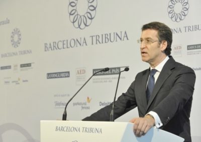 Barcelona Tribuna amb Núñez Feijoo 06.05.2013