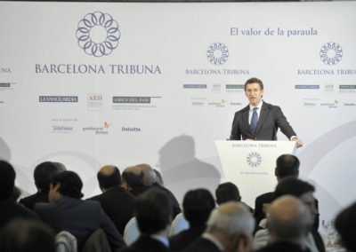 Barcelona Tribuna amb Núñez Feijoo 06.05.2013