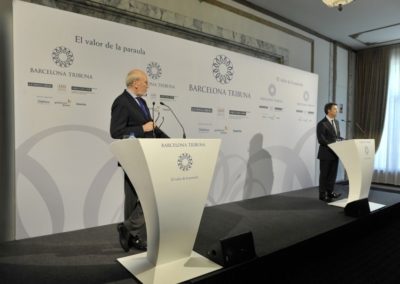 Barcelona Tribuna amb Núñez Feijoo 06.05.2013