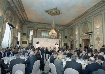 Barcelona Tribuna amb García-Margallo 08.01.2014