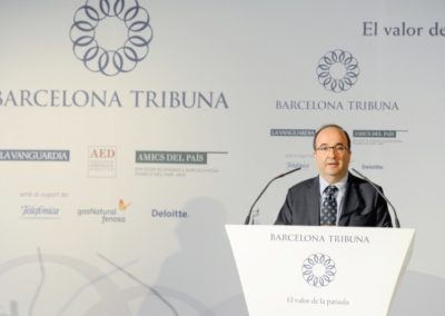 Barcelona Tribuna amb Miquel Iceta 2014