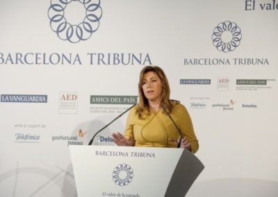 Barcelona Tribuna amb Susana Díaz 03.02.2014