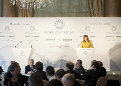 Barcelona Tribuna amb Susana Díaz 03.02.2014