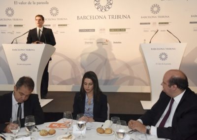 Barcelona Tribuna amb Inés Arrimadas 2015