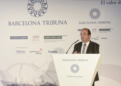 Barcelona Tribuna amb Xavier Miquel Iceta 2015