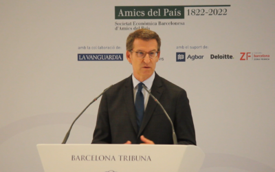 Barcelona Tribuna amb Alberto Núñez Feijóo