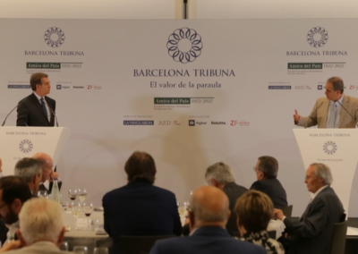 Barcelona Tribuna amb Alberto Núñez Feijóo