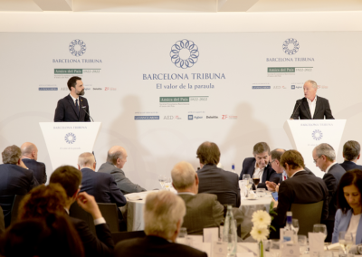 Roger Torrent al col·loqui de Barcelona Tribuna