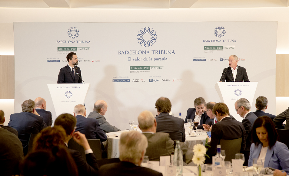 Roger Torrent al col·loqui de Barcelona Tribuna