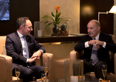 Xavier Espot Zamora i Miquel Roca i Junyent a Barcelona Triabuna