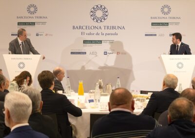 Pere Aragonès participa al cicle “Eleccions al Parlament de Catalunya 12-M” de Barcelona Tribuna