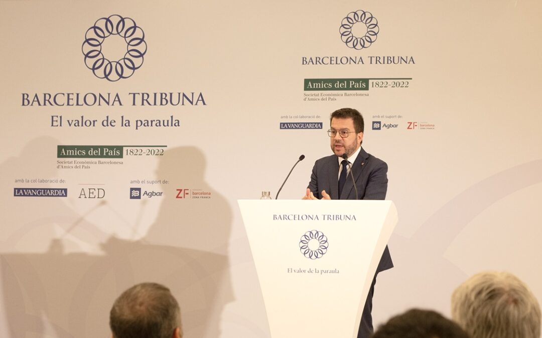 Pere Aragonès participa al cicle “Eleccions al Parlament de Catalunya 12-M” de Barcelona Tribuna