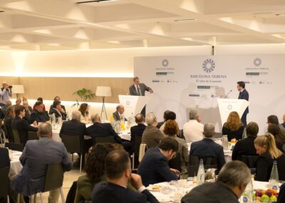 Pere Aragonès participa al cicle “Eleccions al Parlament de Catalunya 12-M” de Barcelona Tribuna