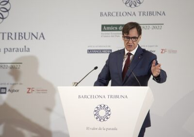 Barcelona Tribuna amb Salvador Illa