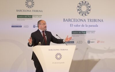 Barcelona Tribuna amb Alejandro Fernández i Alberto Núñez Feijóo