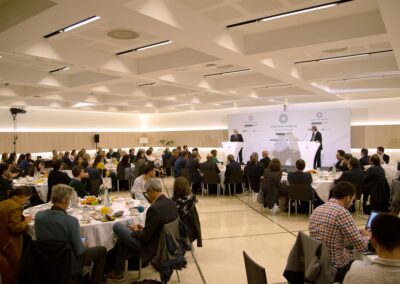 Barcelona Tribuna amb Alejandro Fernández i Alberto Núñez Feijóo