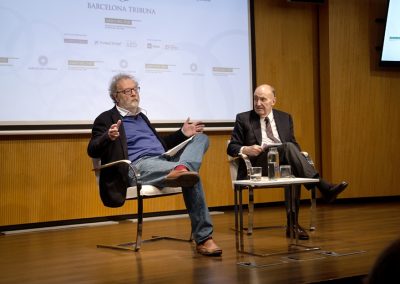 Barcelona Tribuna amb John Carlin i Miquel Roca