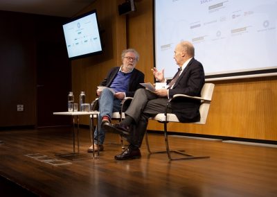 Barcelona Tribuna amb John Carlin i Miquel Roca